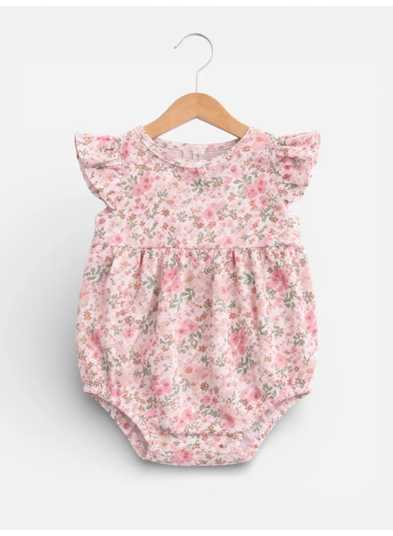 Victor And Jane Pack Of 3 Baby Girls Floral Sleeveless Romper – Pack of 3 (Soft Pink & Neutral Tones) for Women | Best Price UAE